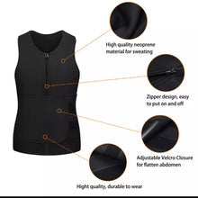 Load image into Gallery viewer, Men Vest Latex Body Shaper
