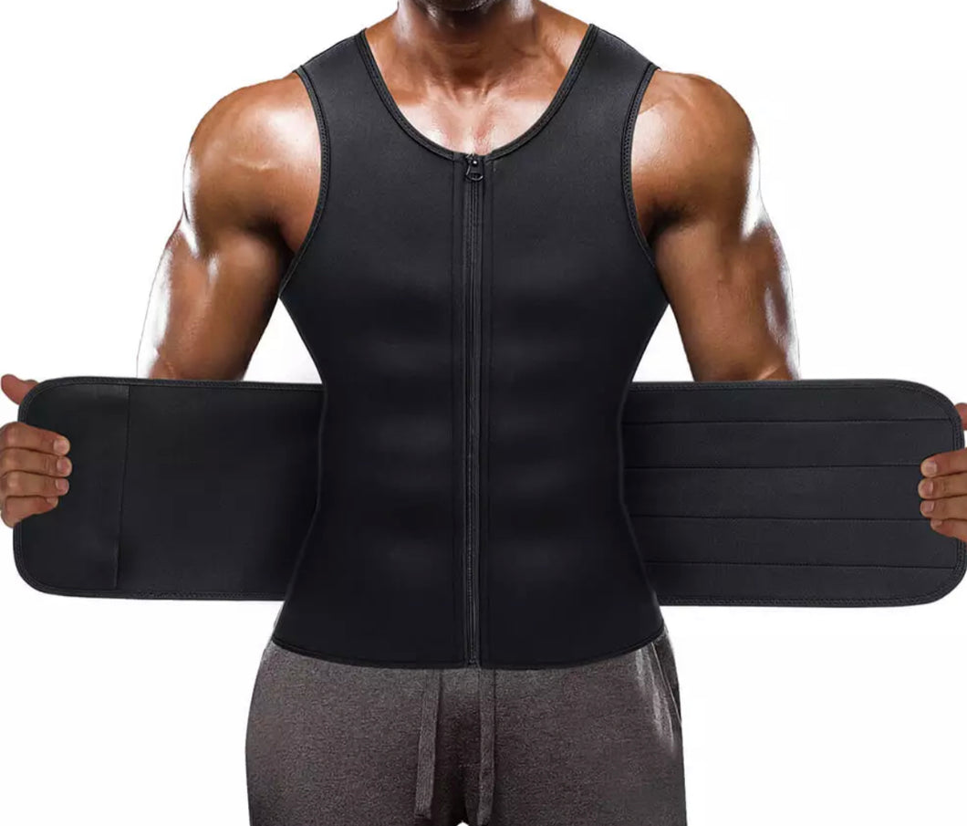 Men Vest Latex Body Shaper